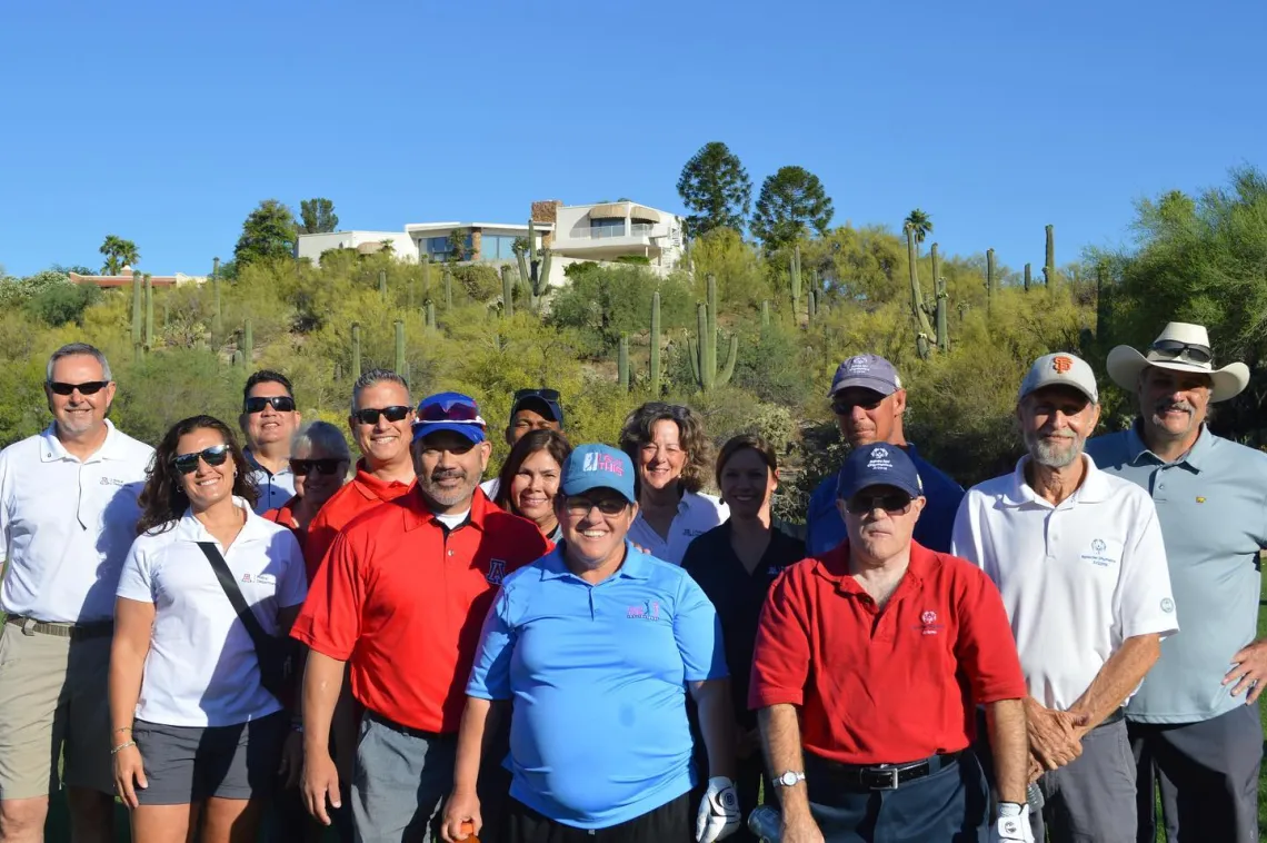 Photo of UAPD members and Special Olympics representatives